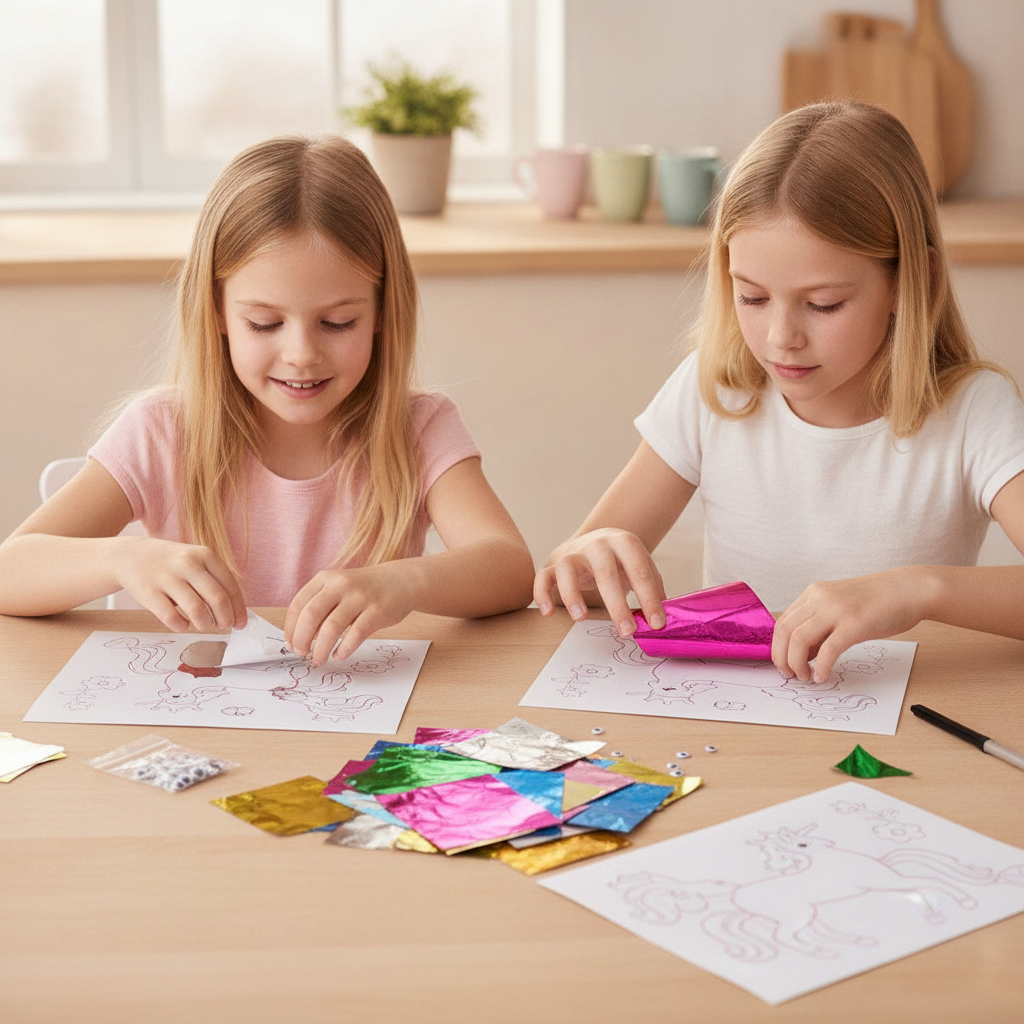 Sparkla™ Foil Art Craft Kit – Unicorns & Princesses