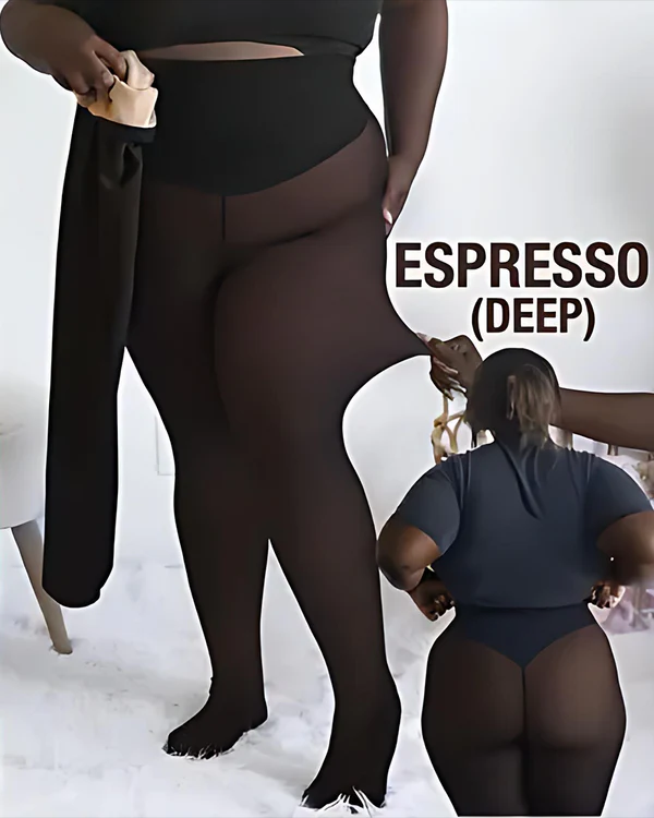 SnatchSkin™ Fleece Tights — Look Sheer, Feel Warm, Stay Snatched