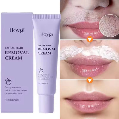 Velora — Crema delicata per la rimozione dei peli del viso per pelli sensibili