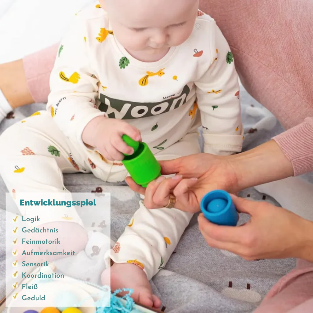 Vibrant Stacking Cups™ — Entfache sofort die Konzentration und Fantasie deines Kindes