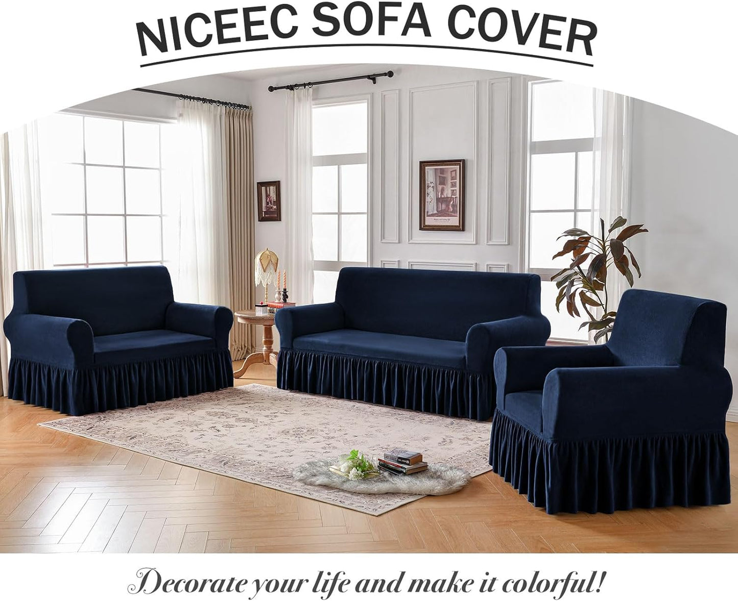 VelveteenLux™ — Wrap Your Sofa in Irresistible Plush Luxury for Ultimate Cozy Escape