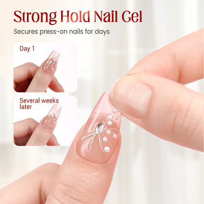 Gelura — Transparent Adhesive Patch Gel for Press-On Nails
