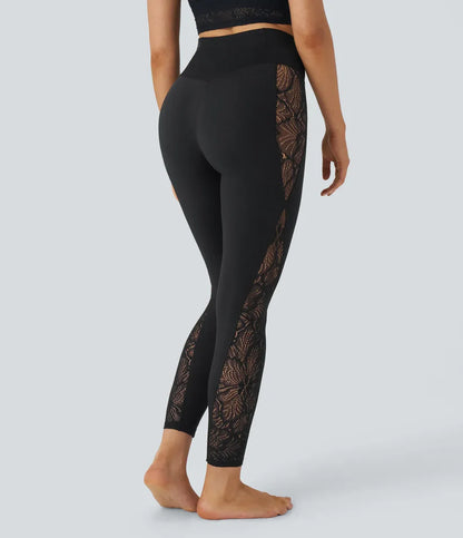 High Waisted Crossover Contrast Lace 22$ TODAY ONLY