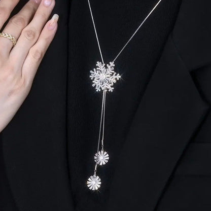 Vixora - Women's Snowflake Pendant Necklace