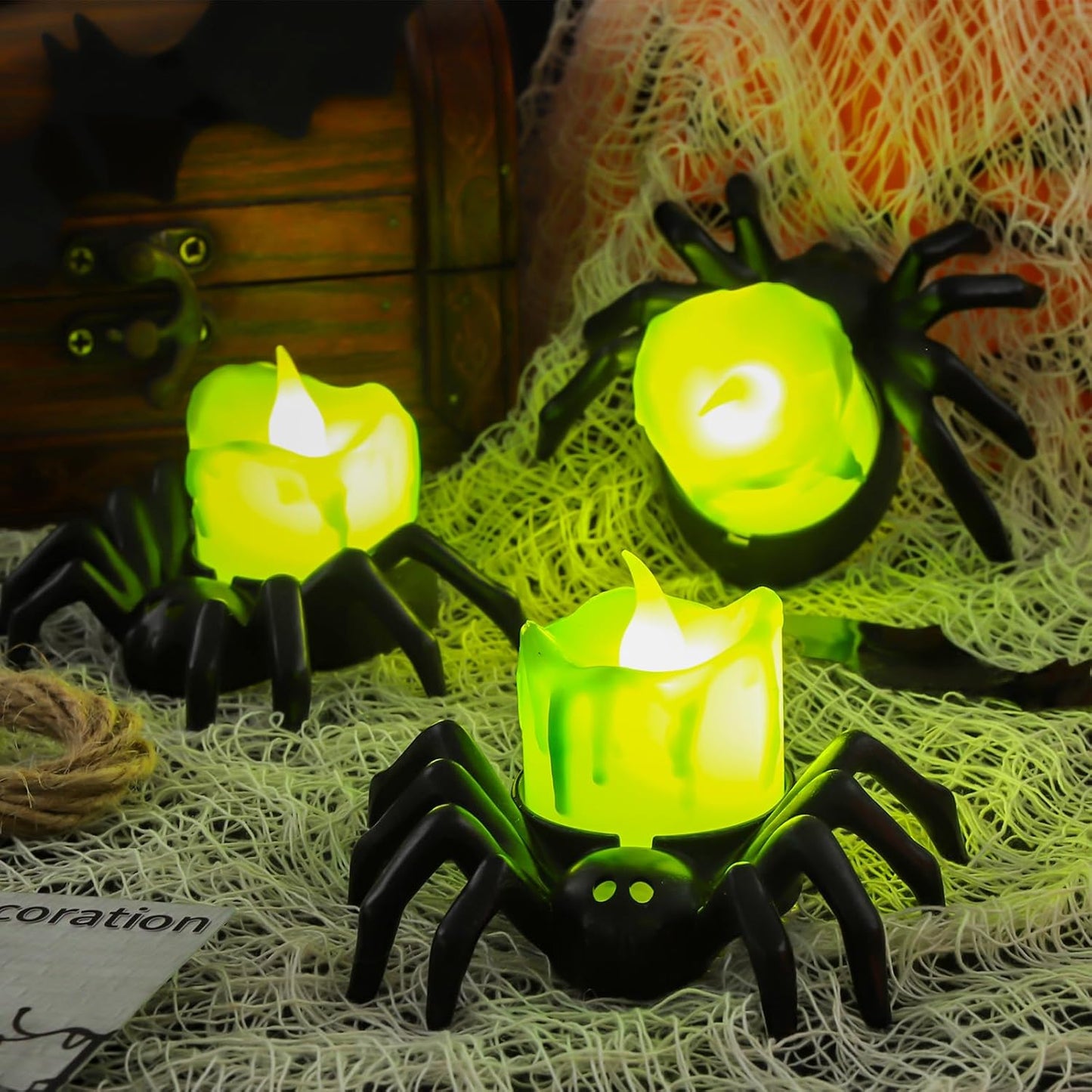Shadow-Casting Spider Lights™ — Create a Safe, Irresistible Halloween Glow That Haunts Every Corner