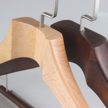 Brenmore Boldcut — Hardwood Suit Hangers with Sculpted Shoulder Support
