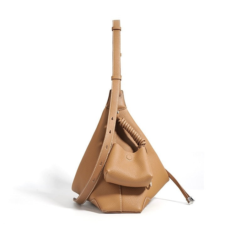 Liora Tote — Women's Genuine Leather Minimalist Commuter Bag