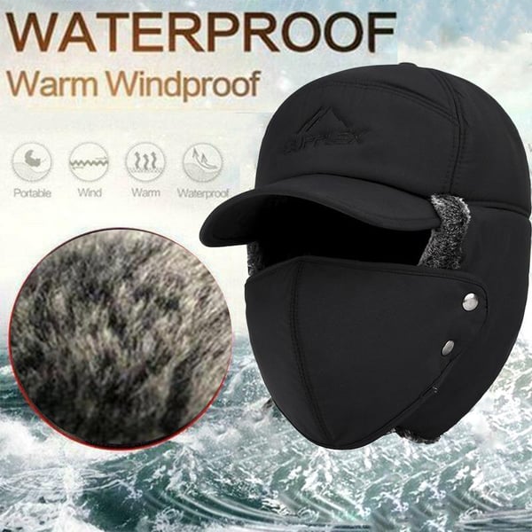 Eldrin — Men’s Windproof Winter Ski Hat with Removable Mask