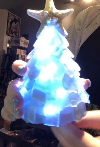 Sea Glass Christmas Tree 20$ TODAY ONLY