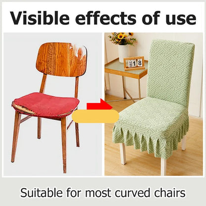 TitanGuard™ Chair Slipcover Set — Instantly Refresh and Shield Your Chairs with Style and Ease