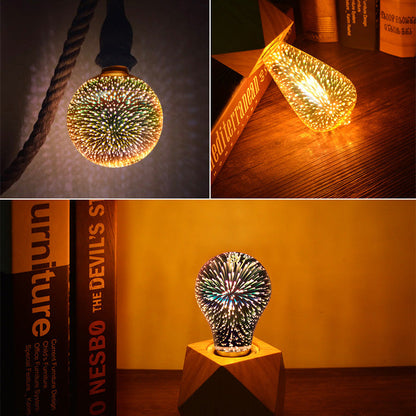 3D Fireworks LED Light Bulb