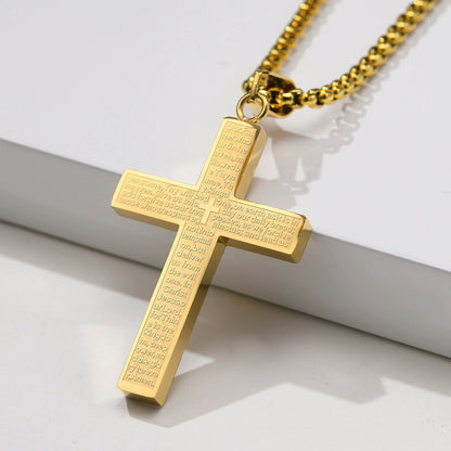 Titanium Steel Cross Necklace™ — Carry Unshakable Faith and Inner Strength Everywhere You Go