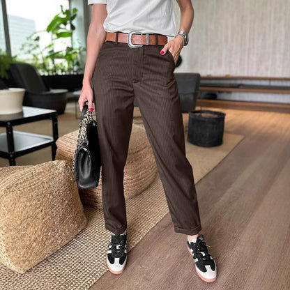 Pantalon Blazer Taille Haute UltraSculpt™ — Imprégnez Chaque Pièce d’une Confiance Qui Dure Toute la Journée
