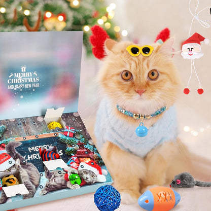 Zephyr Kitten Advent Calendar — Cat Toy Set for Holiday Play