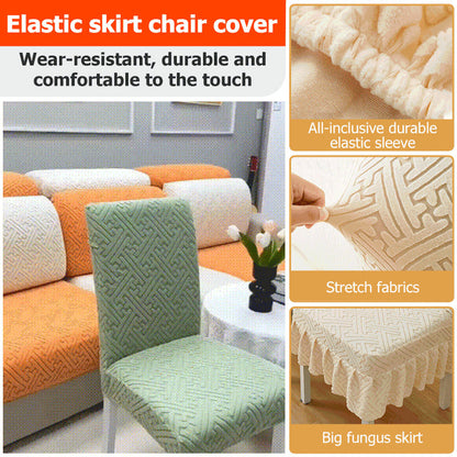 TitanGuard™ Chair Slipcover Set — Instantly Refresh and Shield Your Chairs with Style and Ease