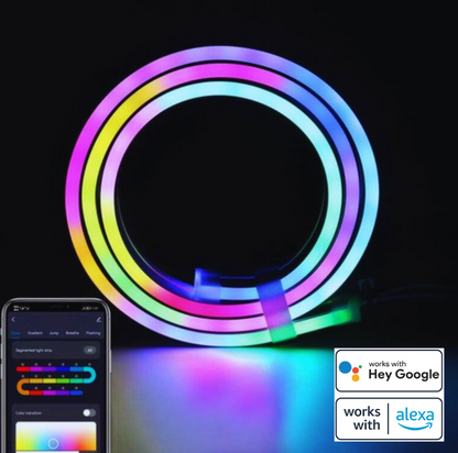 LumiFlex — Joustavat neon-LED-nauhat älykkäällä ohjauksella