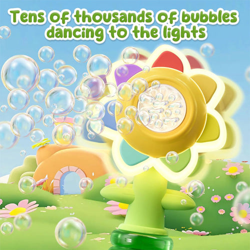 Flower Bubble Machine