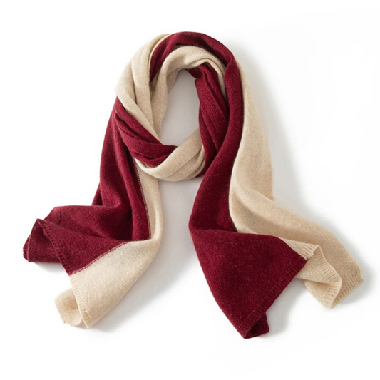 Monaco Two-Tones Cashmere Scarf