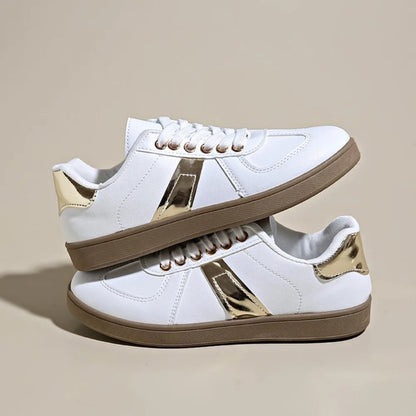 LuxeLeather Sneakers™ — Cammina con Comfort Incomparabile e Stile Che Attira gli Sguardi