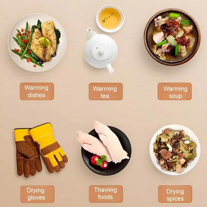 Constant Temperature Food Warming Tray™ — Servește Mese Fierbinți și Suculente de Fiecare Dată Fără Nicio Grijă