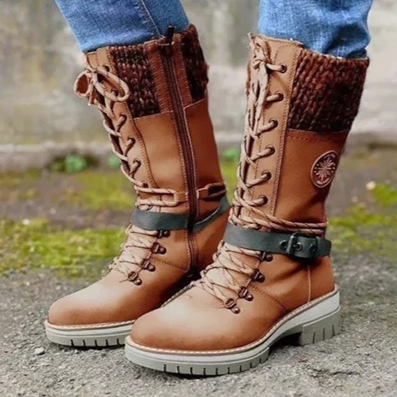 Glavren — Isolierte wasserdichte Winter-Schneestiefel für kaltes Wetter
