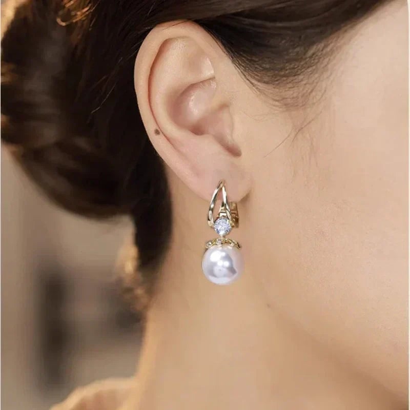 GlimmerMuse™ Orecchini Pendenti con Perle — Accendi una Fiducia Inarrestabile e Irradia Glamour Senza Sforzo Tutto il Giorno