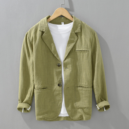 Emory — Lightweight Linen Blazer with Relaxed Fit for Everyday Wear