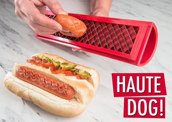 Hot Dog Slicer™ — Sytytä suun kostuttava maku ja tee vaikutus jokaisessa grillijuhlassa