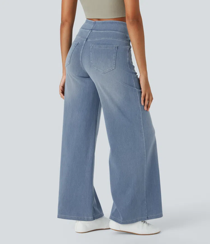 High-Waisted Wide Leg Jeans™ — Unlock All-Day Confidence and Freedom in Every Step