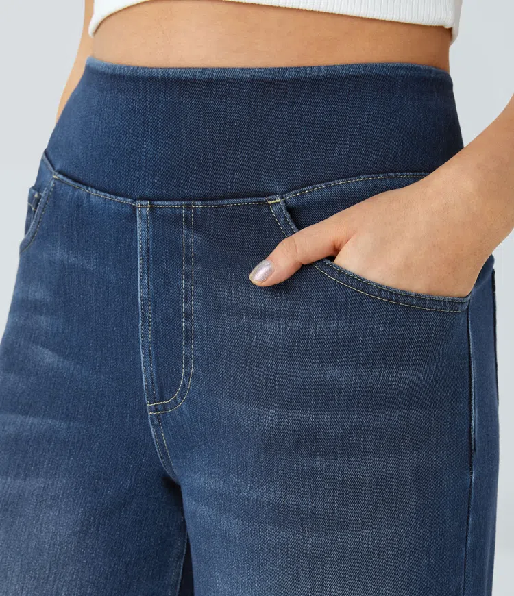 High-Waisted Wide Leg Jeans™ — Unlock All-Day Confidence and Freedom in Every Step