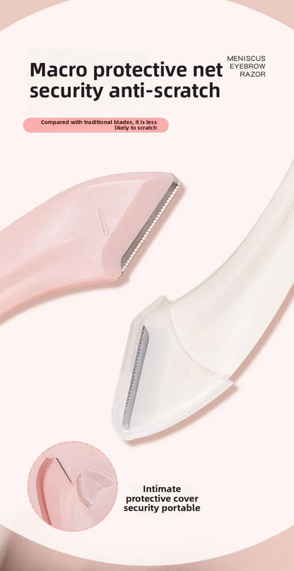 Liora — Ensemble de 3 taille-sourcils en acier inoxydable pour un toilettage précis