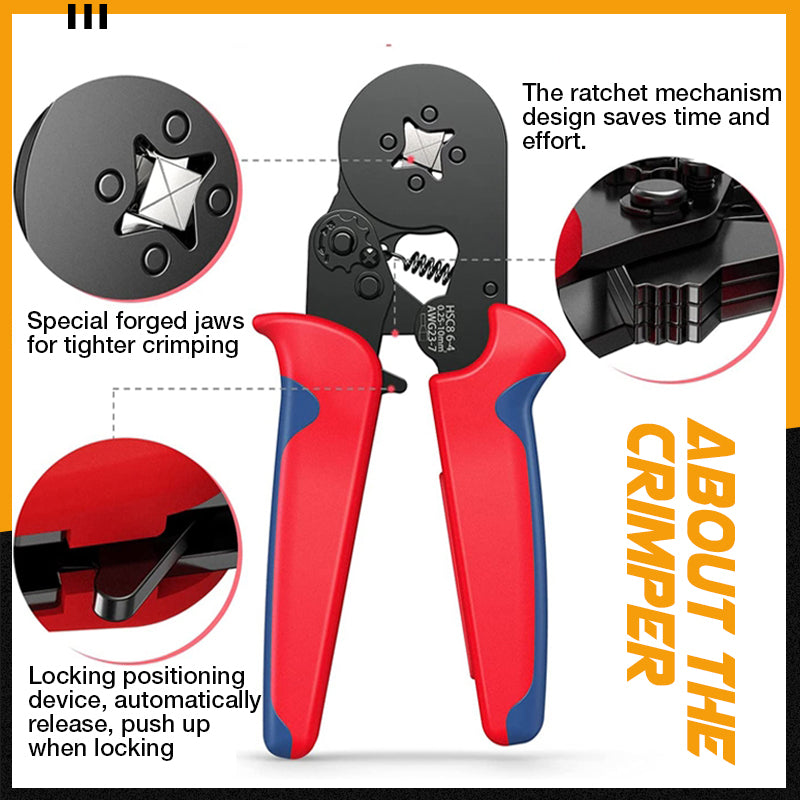 🔧Vente chaude Zyntex 🎊Set de sertisseuses à cliquet tubulaire pour fils