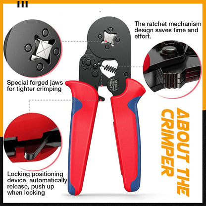 🔧Vente chaude Zyntex 🎊Set de sertisseuses à cliquet tubulaire pour fils