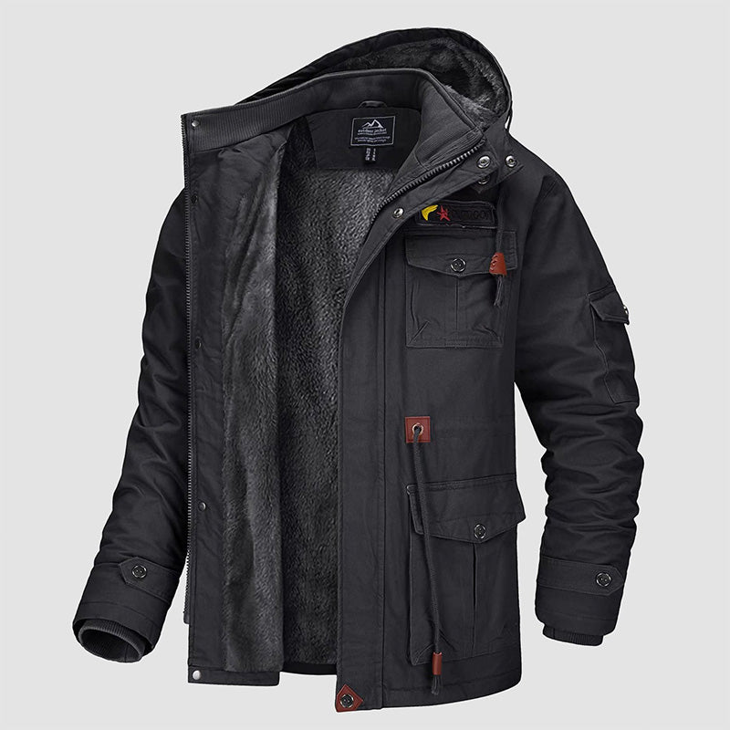 Veste d'Hiver en Coton TitanForge™ pour Homme — Maîtrisez une Chaleur Inarrêtable et une Confiance Robuste Chaque Jour Froid