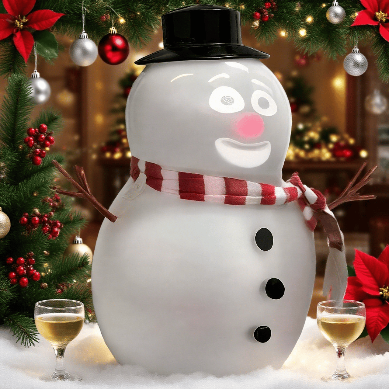 Nivren Snowtalker — Διαδραστικός Κινούμενος Χιονάνθρωπος με Προβολέα και Ηχείο