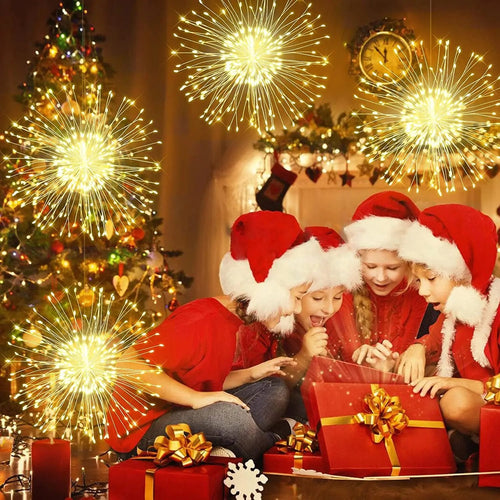 Hanging Solar Firework Lights