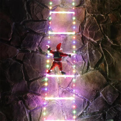 Vespera Santa Climber — Animasjonslys til trapp med fjernkontroll
