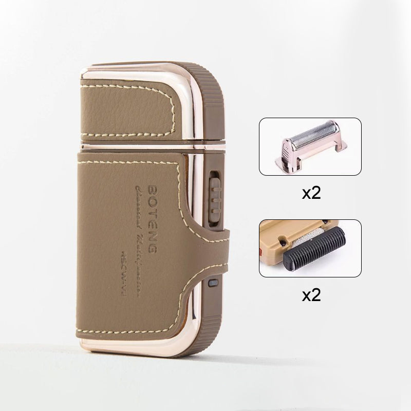 Velaro — Portable 2-in-1 Electric Shaver with Built-In Mirror