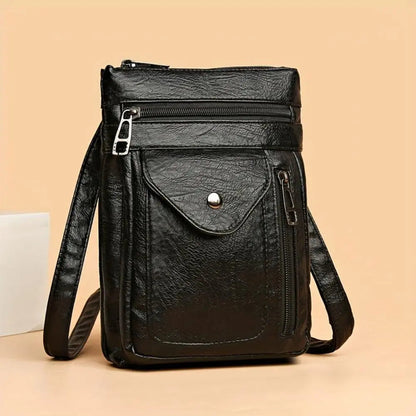 Nola Vintage Crossbody Bag — Kompakte Designer-Umhängetasche mit verstellbarem Riemen