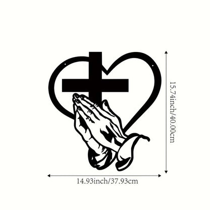 Heart & Cross Veggkunst™ — Tenn ustoppelig tro og forvandle rommet ditt til et fristed