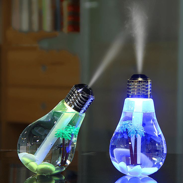 Umidificatore a Bulbo Vivara — Diffusore ad Ultrasuoni a Nebbia Fredda con Spegnimento Automatico