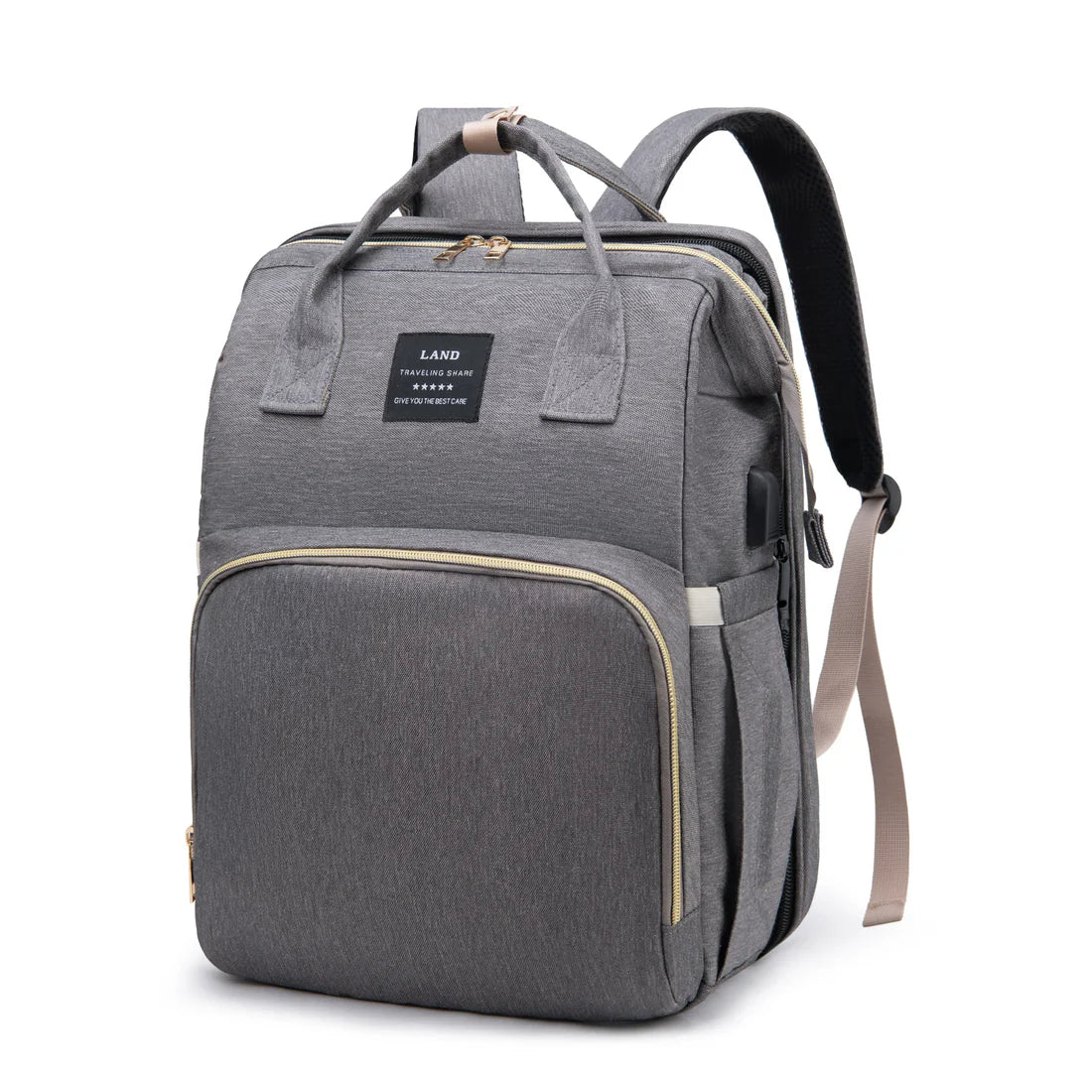 Norlia Travel Duo — Bolsa de Fraldas Conversível e Berço Portátil