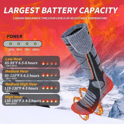RechargeHeat Socks™ — Blaze Through Winter with All-Day Toasty Feet