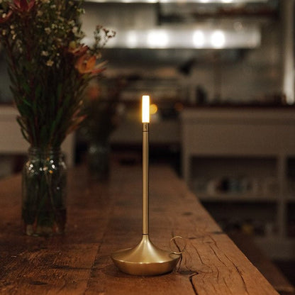 Lumiri Candlestick Lamp — Scandinavian Touch Lamp with Adjustable Brightness