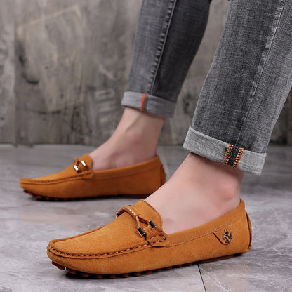Velaro — Premium Suede Loafers with Cushioned Comfort and Metallic Accents