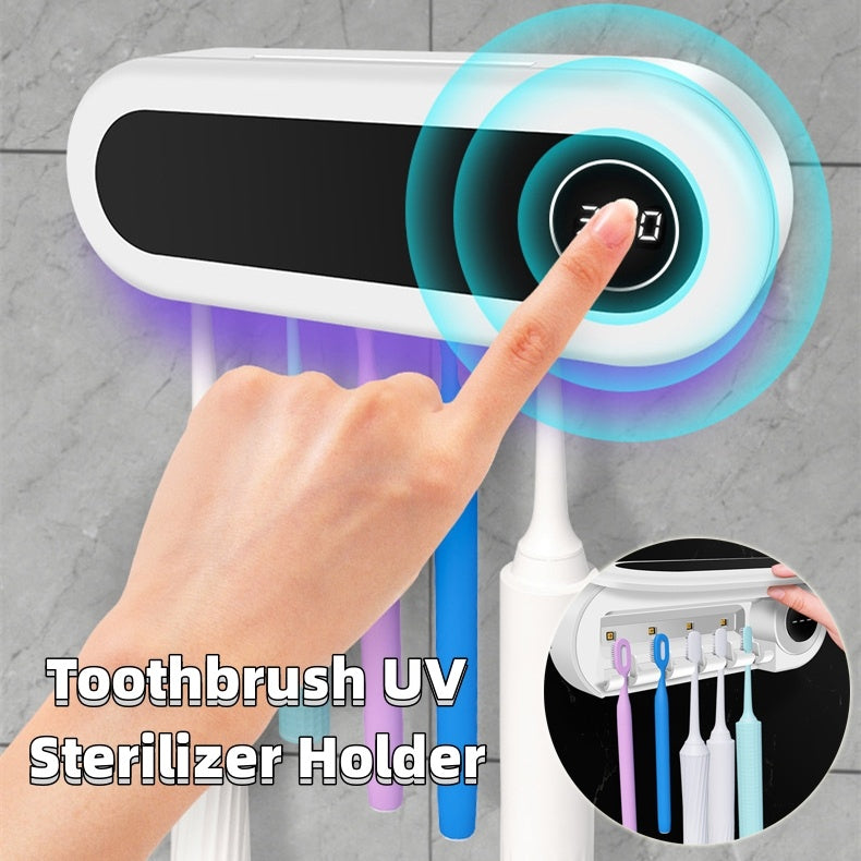 Toothbrush UV Sanitizer and Holder 20$ TODAY ONLY