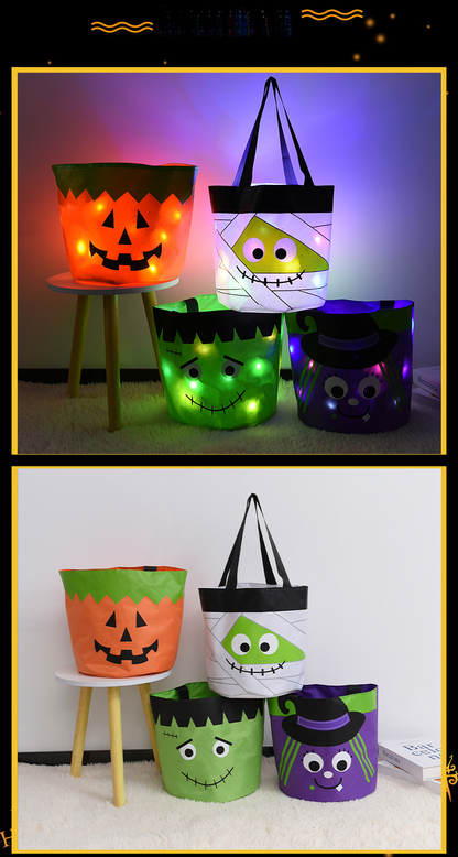GlowPro Candy Bag™ — Light Up Halloween with Fun, Safety, and Candy Mastery