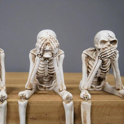 No Evil Statues™ — Ignite Dark Humor and Haunt Every Room with Bold Attitude