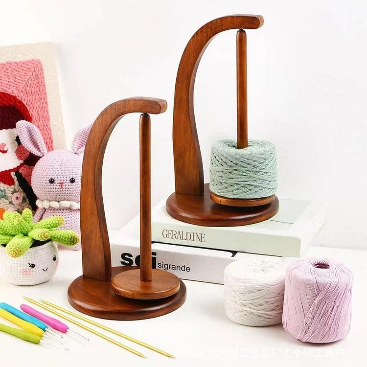 Wooden Yarn Spool Rack β Glizm