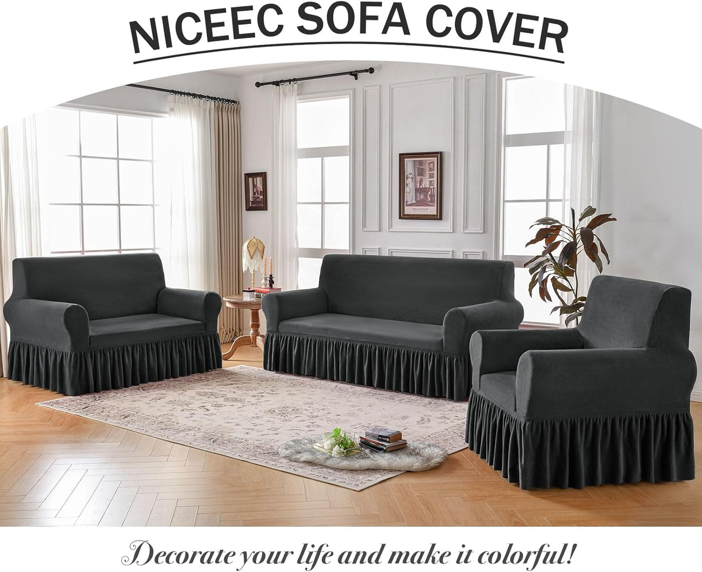 VelveteenLux™ — Wrap Your Sofa in Irresistible Plush Luxury for Ultimate Cozy Escape